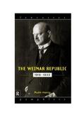 Henig |  The Weimar Republic 1919-1933 | Buch |  Sack Fachmedien