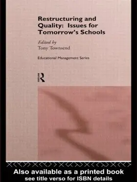 Townsend |  Restructuring and Quality | Buch |  Sack Fachmedien