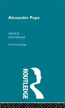 Barnard |  Alexander Pope | Buch |  Sack Fachmedien