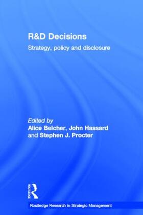 Belcher / Hassard | R&d Decisions | Buch | 978-0-415-13777-5 | sack.de