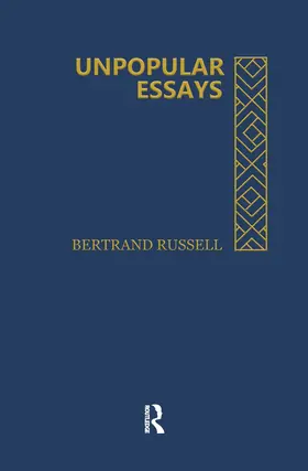 Russell |  Unpopular Essays | Buch |  Sack Fachmedien