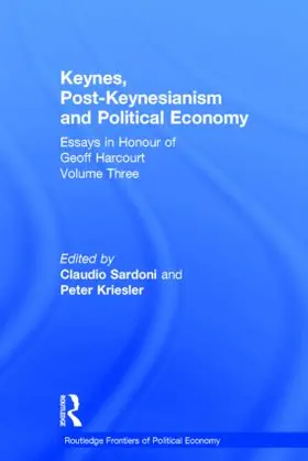 Kriesler / Sardoni |  Keynes, Post-Keynesianism and Political Economy | Buch |  Sack Fachmedien