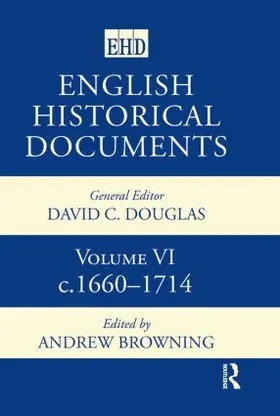Browning |  English Historical Documents | Buch |  Sack Fachmedien