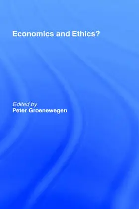 Groenewegen |  Economics and Ethics? | Buch |  Sack Fachmedien
