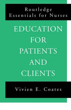 Coates |  Education For Patients and Clients | Buch |  Sack Fachmedien