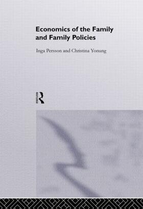 Jonung / Persson | Economics of the Family and Family Policies | Buch | 978-0-415-14902-0 | sack.de