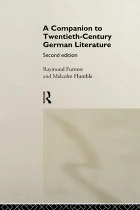 Furness / Humble |  A Companion to Twentieth-Century German Literature | Buch |  Sack Fachmedien