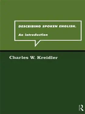 Kreidler |  Describing Spoken English | Buch |  Sack Fachmedien