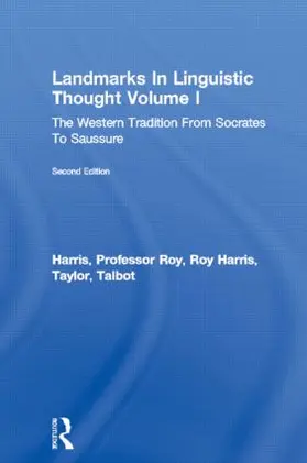 Harris / Taylor |  Landmarks In Linguistic Thought Volume I | Buch |  Sack Fachmedien