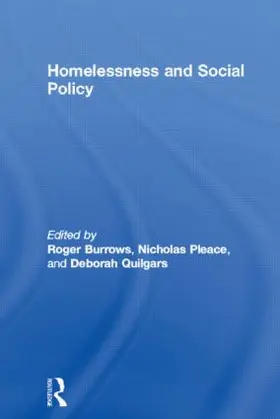Burrows / Pleace / Quilgars |  Homelessness and Social Policy | Buch |  Sack Fachmedien