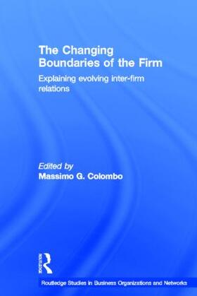 Colombo | The Changing Boundaries of the Firm | Buch | 978-0-415-15470-3 | sack.de