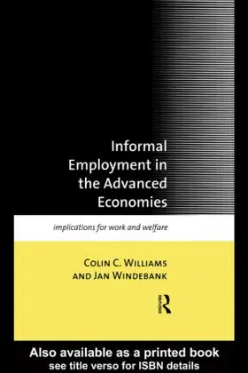 Williams / Windebank |  Informal Employment in Advanced Economies | Buch |  Sack Fachmedien