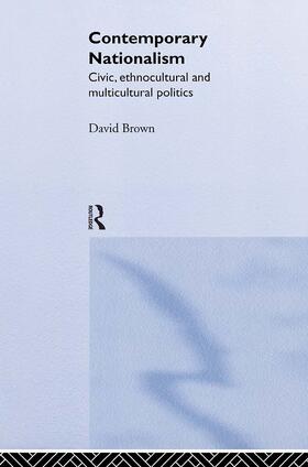 Brown |  Contemporary Nationalism | Buch |  Sack Fachmedien