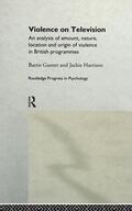 Gunter / Harrison |  Violence on Television | Buch |  Sack Fachmedien