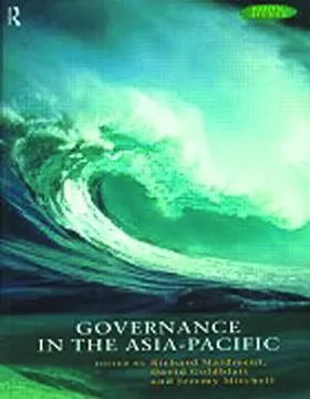 Goldblatt / Maidment / Mitchell |  Governance in the Asia-Pacific | Buch |  Sack Fachmedien
