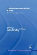 Slater / Strange / Wang |  Trade and Investment in China | Buch |  Sack Fachmedien