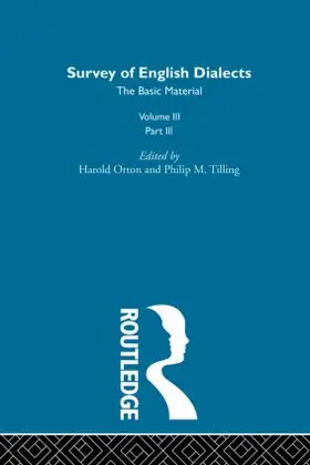 Barry |  Survey Eng Dialects Vol3 Prt3 | Buch |  Sack Fachmedien