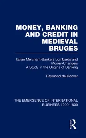 de Roover |  Money Bank&Cred Med Bruges  V2 | Buch |  Sack Fachmedien