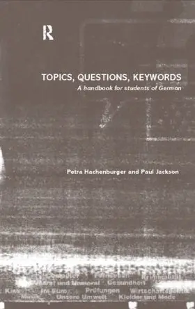 Hachenburger / Jackson |  Topics, Questions, Key Words | Buch |  Sack Fachmedien
