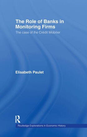 Paulet | The Role of Banks in Monitoring Firms | Buch | 978-0-415-19539-3 | sack.de