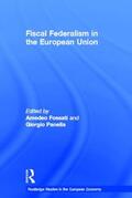 Fossati / Panella |  Fiscal Federalism in the European Union | Buch |  Sack Fachmedien