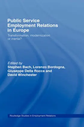 Bach / Bordogna / Rocca |  Public Service Employment Relations in Europe | Buch |  Sack Fachmedien