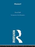 Bell |  Husserl-Arg Philosophers | Buch |  Sack Fachmedien