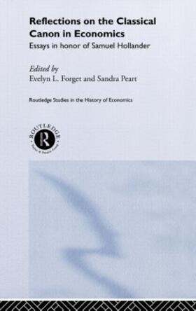 Forget / Peart |  Reflections on the Classical Canon in Economics | Buch |  Sack Fachmedien