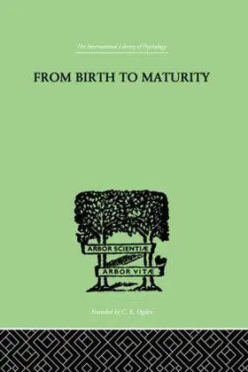 Bhler | From Birth to Maturity | Buch | 978-0-415-20985-4 | www.sack.de