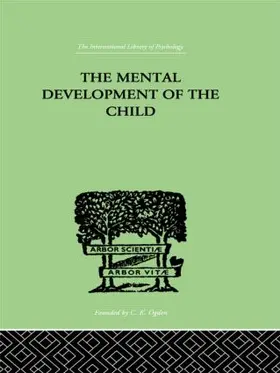 Buhler |  The Mental Development of the Child | Buch |  Sack Fachmedien