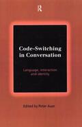 Auer |  Code-Switching in Conversation | Buch |  Sack Fachmedien