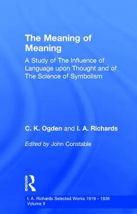 Constable |  Meaning Of Meaning V 2 | Buch |  Sack Fachmedien