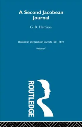 Harrison |  A Second Jacobean Journal   V5 | Buch |  Sack Fachmedien