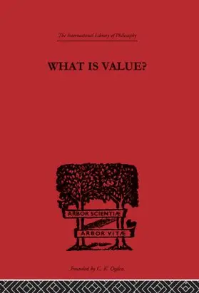 Hall |  What is Value? | Buch |  Sack Fachmedien