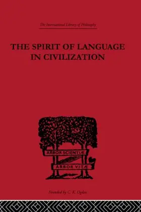 Vossler | The Spirit of Language in Civilization | Buch | 978-0-415-22557-1 | www.sack.de