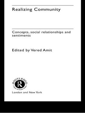 Amit | Realizing Community | Buch | 978-0-415-22908-1 | sack.de
