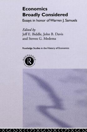 Biddle / Davis / Medema | Economics Broadly Considered | Buch | 978-0-415-23672-0 | sack.de
