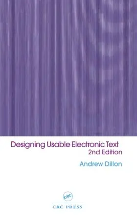 Dillon |  Designing Usable Electronic Text | Buch |  Sack Fachmedien