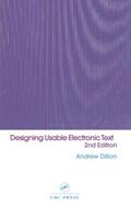 Dillon |  Designing Usable Electronic Text | Buch |  Sack Fachmedien
