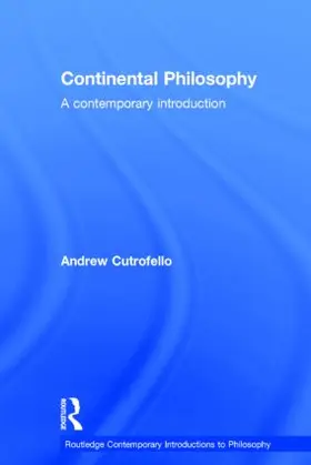 Cutrofello |  Continental Philosophy | Buch |  Sack Fachmedien
