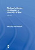 Orakhelashvili |  Akehurst's Modern Introduction to International Law | Buch |  Sack Fachmedien
