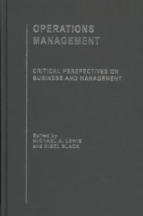 Lewis / Slack |  Operations Management | Buch |  Sack Fachmedien