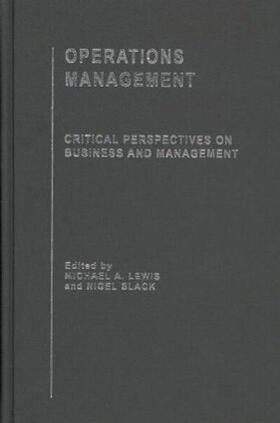 Lewis / Slack | Operations Management | Buch | 978-0-415-24924-9 | sack.de
