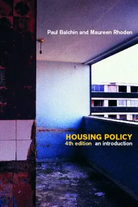 Balchin / Rhoden |  Housing Policy | Buch |  Sack Fachmedien