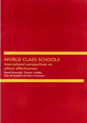 Creemers / Reynolds / Stringfield |  World Class Schools | Buch |  Sack Fachmedien