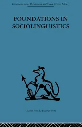 Hymes | Foundations in Sociolinguistics | Buch | 978-0-415-26396-2 | www.sack.de