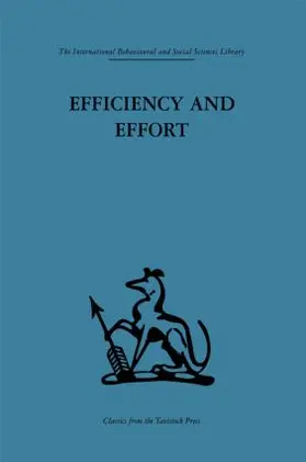 Baldamus | Efficiency and Effort | Buch | 978-0-415-26436-5 | www.sack.de