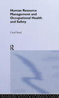 Boyd |  Human Resource Management and Occupational Health and Safety | Buch |  Sack Fachmedien