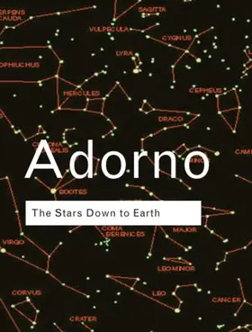 Adorno |  The Stars Down to Earth | Buch |  Sack Fachmedien