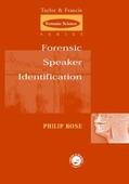 Rose |  Forensic Speaker Identification | Buch |  Sack Fachmedien